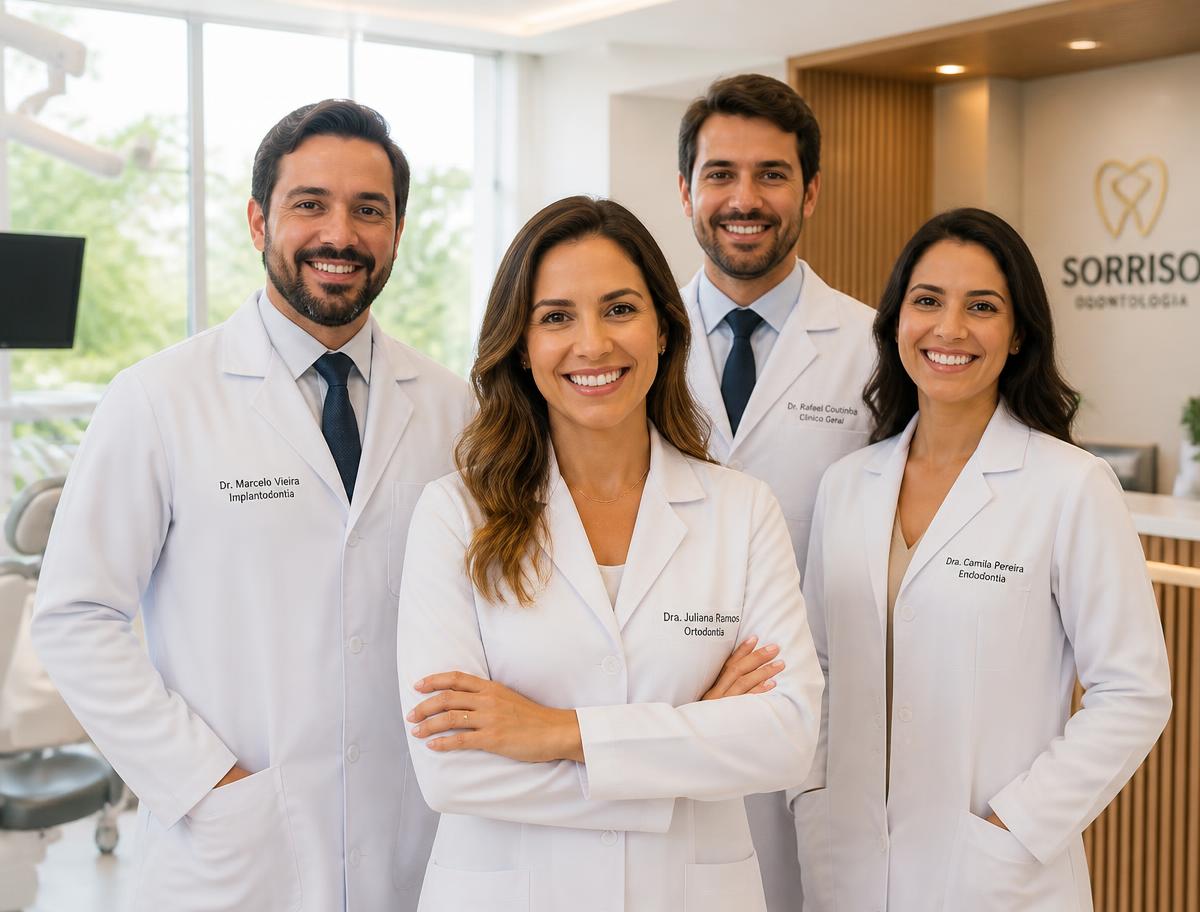 Equipe de dentistas da OdontoCompany Diadema